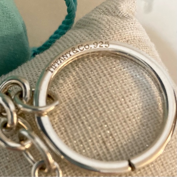 Tiffany & Co. Notes RARE Sterling Silver Keyring Keychain - Picture 3 of 5